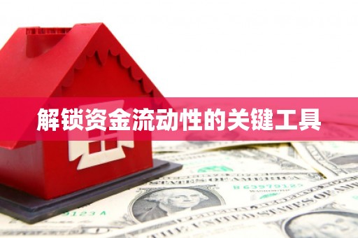 澄江解锁资金流动性的关键工具