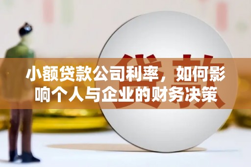 澄江小额贷款公司利率，如何影响个人与企业的财务决策