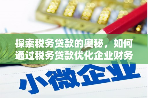 澄江探索税务贷款的奥秘，如何通过税务贷款优化企业财务