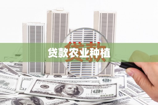 澄江贷款农业种植