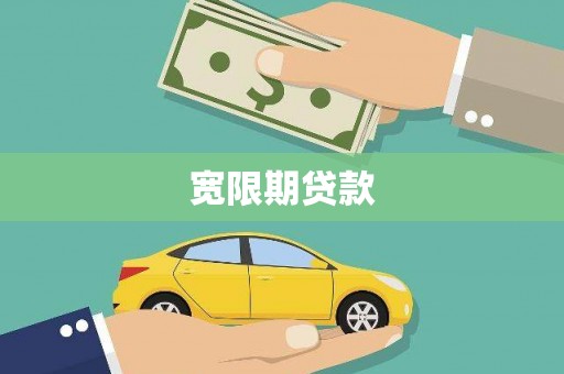 澄江宽限期贷款