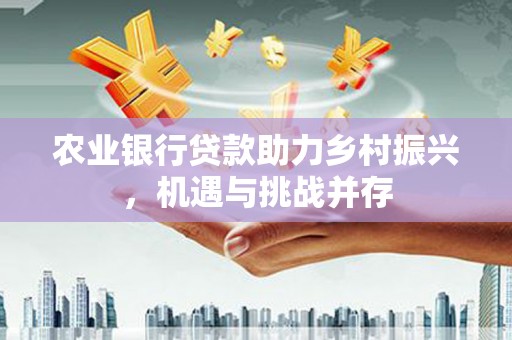 澄江农业银行贷款助力乡村振兴，机遇与挑战并存